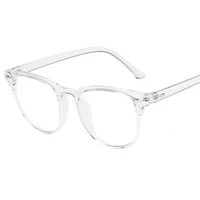 Nouvelles lunettes de myopie transparentes finies pour hommes et femmes, de -1.0 à -6.0, monture noire, verres correcteurs pour myopie 1