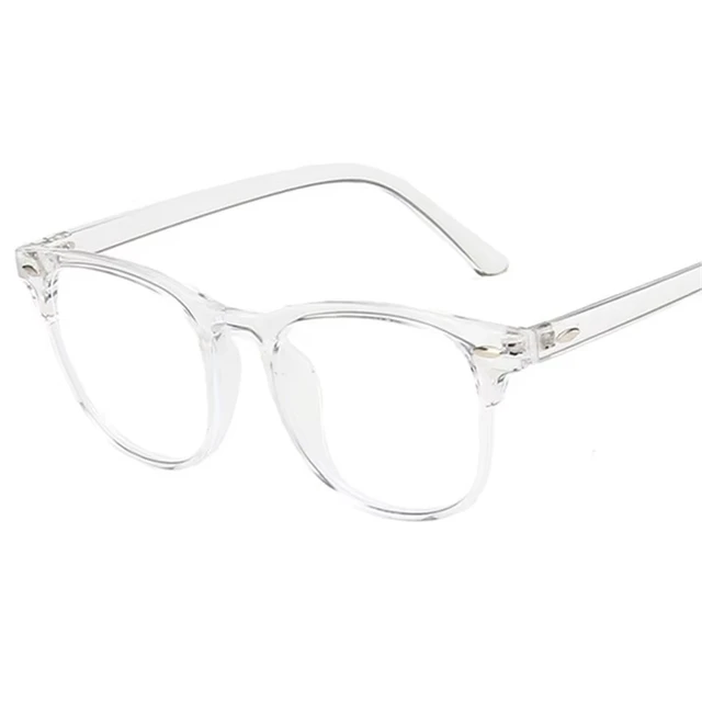 Nouvelles lunettes de myopie transparentes finies pour hommes et femmes, de -1.0 à -6.0, monture noire, verres correcteurs pour myopie 1