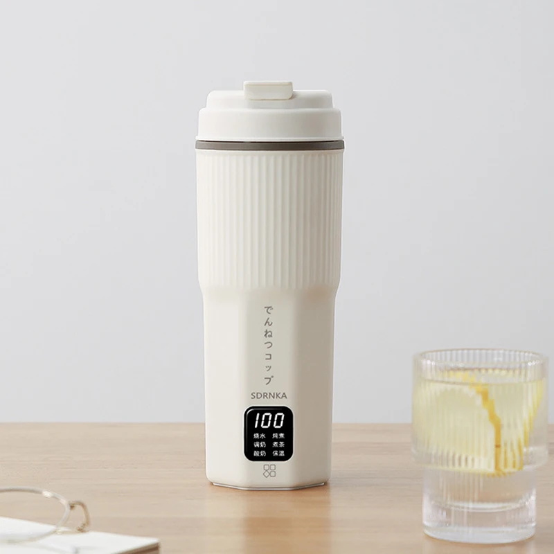 500ml Portable Electric Kettle Multifunctional Heating Cup Stew Cup Health Preserving Pot Thermo Pot Mini Travel Teapot 220V 2