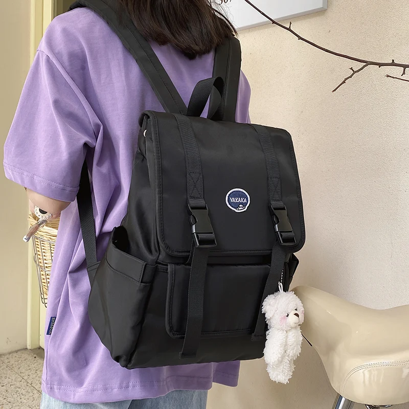 

Водонепроницаемый рюкзак из ткани «Оксфорд» для женщин, Вместительная дорожная сумка на плечо, повседневный школьный ранец для девушек