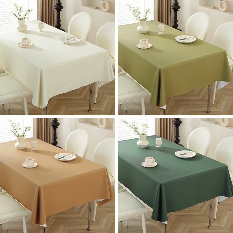 

Imitation Sheepskin Tablecloth Waterproof Square Table Cloth Oil-proof Table Cover European Household Leather Dining Tablecloth