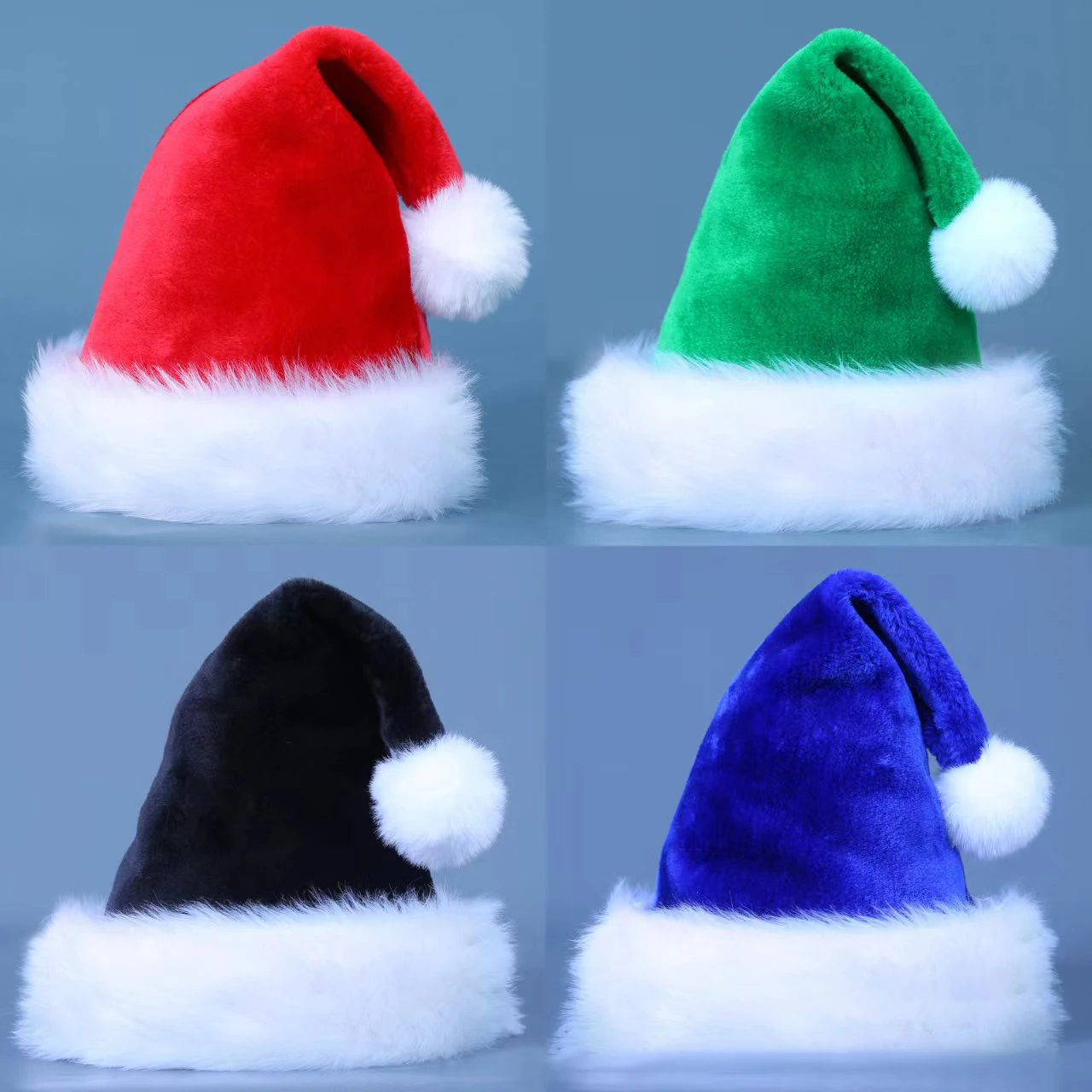 Christmas Hat Adults Kids Santa Claus Cap Christmas Decoration