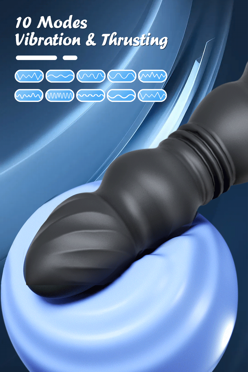 Thrusting Anal Butt Plug Dildo Vibrator Prostate Massager Sex Toys for  Women Men