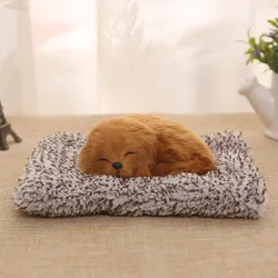 Charming Plush Puppy Ornament for Home and Car Decoration (Golden Retriever)