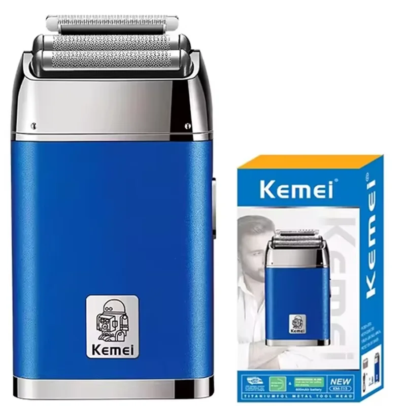 Kemei Men's Electric Beard Shaver Electric Shaved Shaver Rechargeable shaver lithium battery