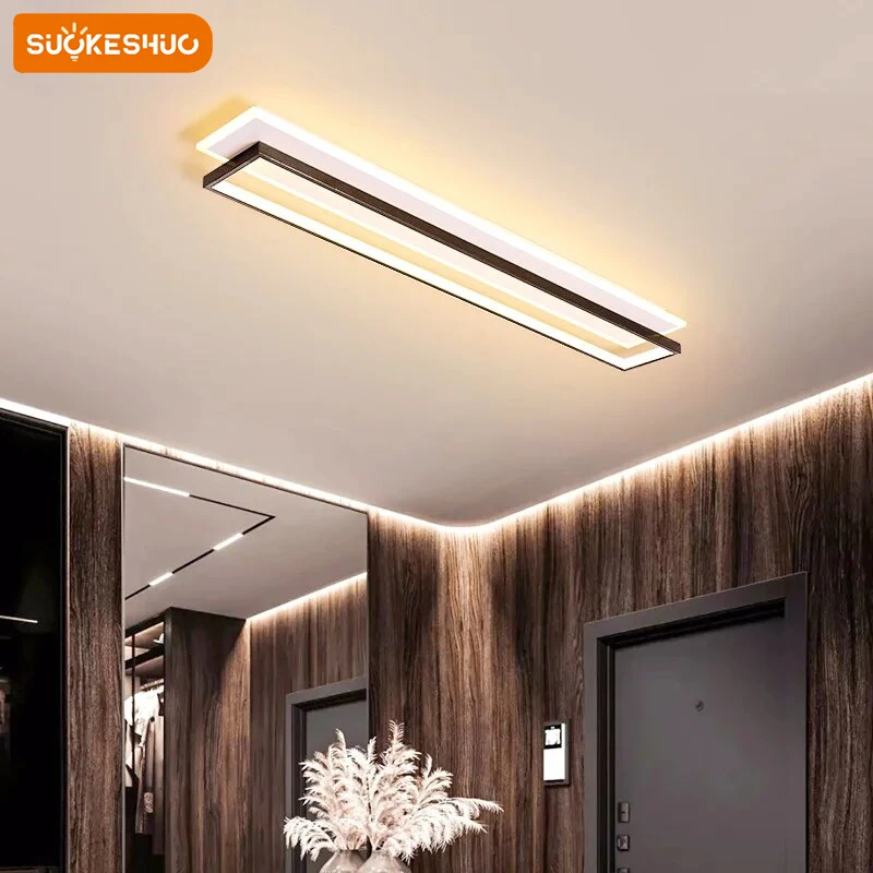 

Modern Hallway Light LED Ceiling Corridor Light Fixtures Long Aisle Creative Design Lamps for Porch Bedroom Kitchen Living Room