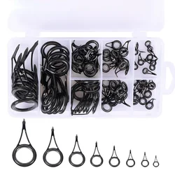 75-piece Single-leg Guide Ring Set High Carbon Steel Guide Ring Wire Loop Rock Rod Modification Accessories Fishing Tool