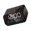 E28F Digital Alarm Clock Bedside Clocks with FM Radio and Voice Control Screen Activation Ringtone Infinitely Setting 4