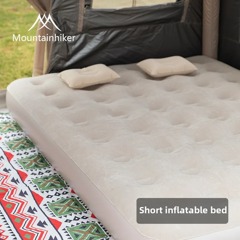 MOUNTAINHIKER Aufblasbares Bett für 1/3 Personen, Luftmatratze für Glamping, PVC-Schlafmatratze, Campingbettmatratze mit eingebauter Pumpe – Detail 4