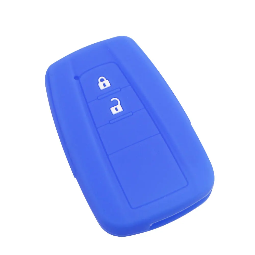 Silicone Car Key Fob Cover Case for Toyota CHR C-HR Camry Prius Prado-2 3 Buttons Remote Keyless for key case cover,key case,car key shell