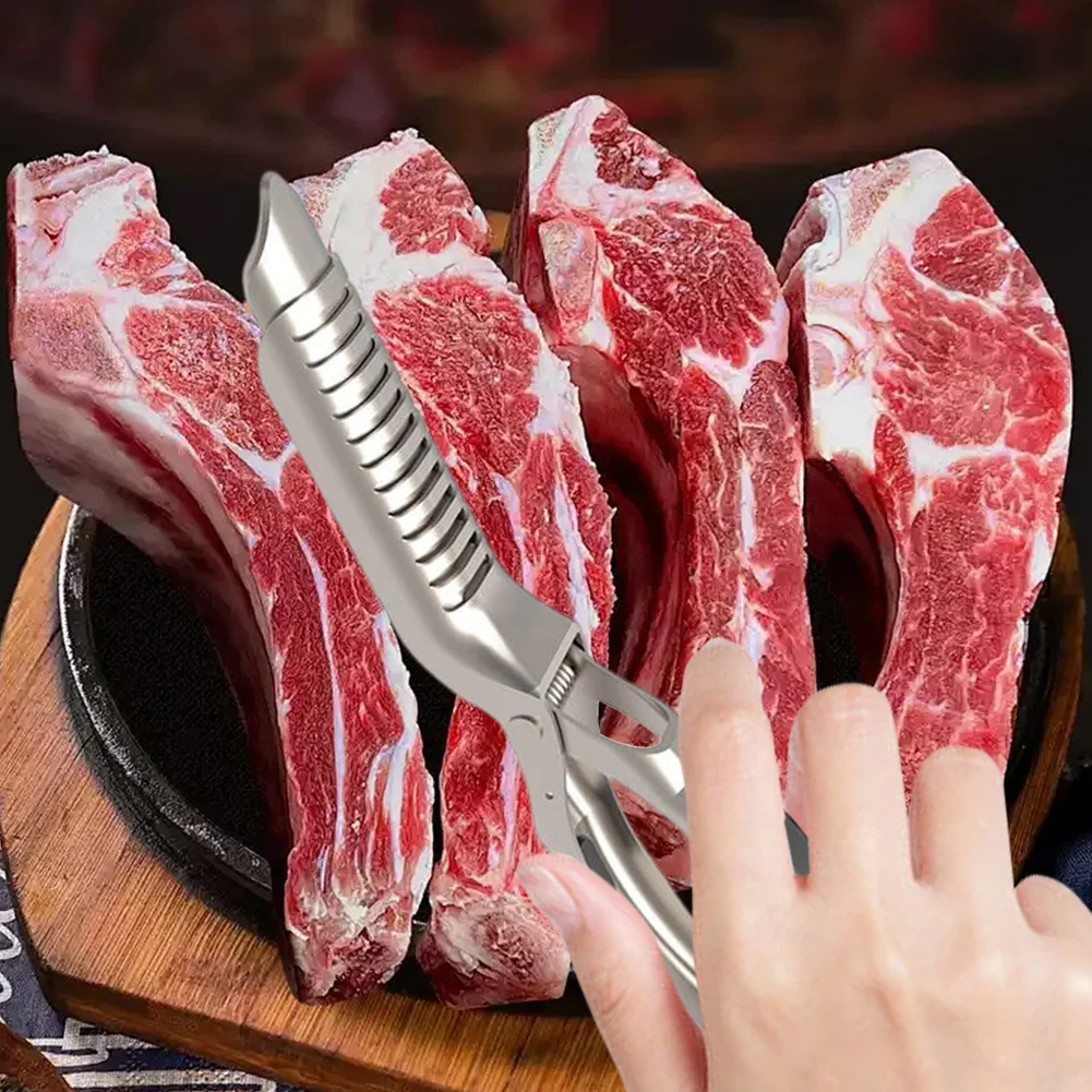 Scaa61a3da58140e1b9f513541dd0eda0u Rib Prep Pro Rib Membrane Remover Tool Stainless Steel Rib Prep Membrane Remover Grilling Tools Outdoor Kitchen BBQ Accessories Mallzona