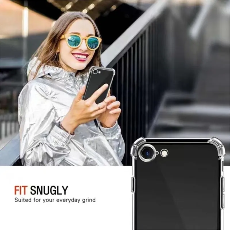 Ultra Shockproof Clear Air Bag Soft Case - Enhanced Drop Protection