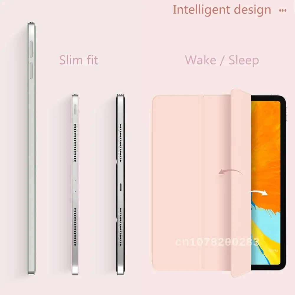 Smart Cover Per Ipad Pro 12.9 Custodia 2021 Magnetica Ultra Sottile Per Ipad Pro 12.9 5Th Gen. Clip Di Protezione Per Ipadm1 12.9 A2378