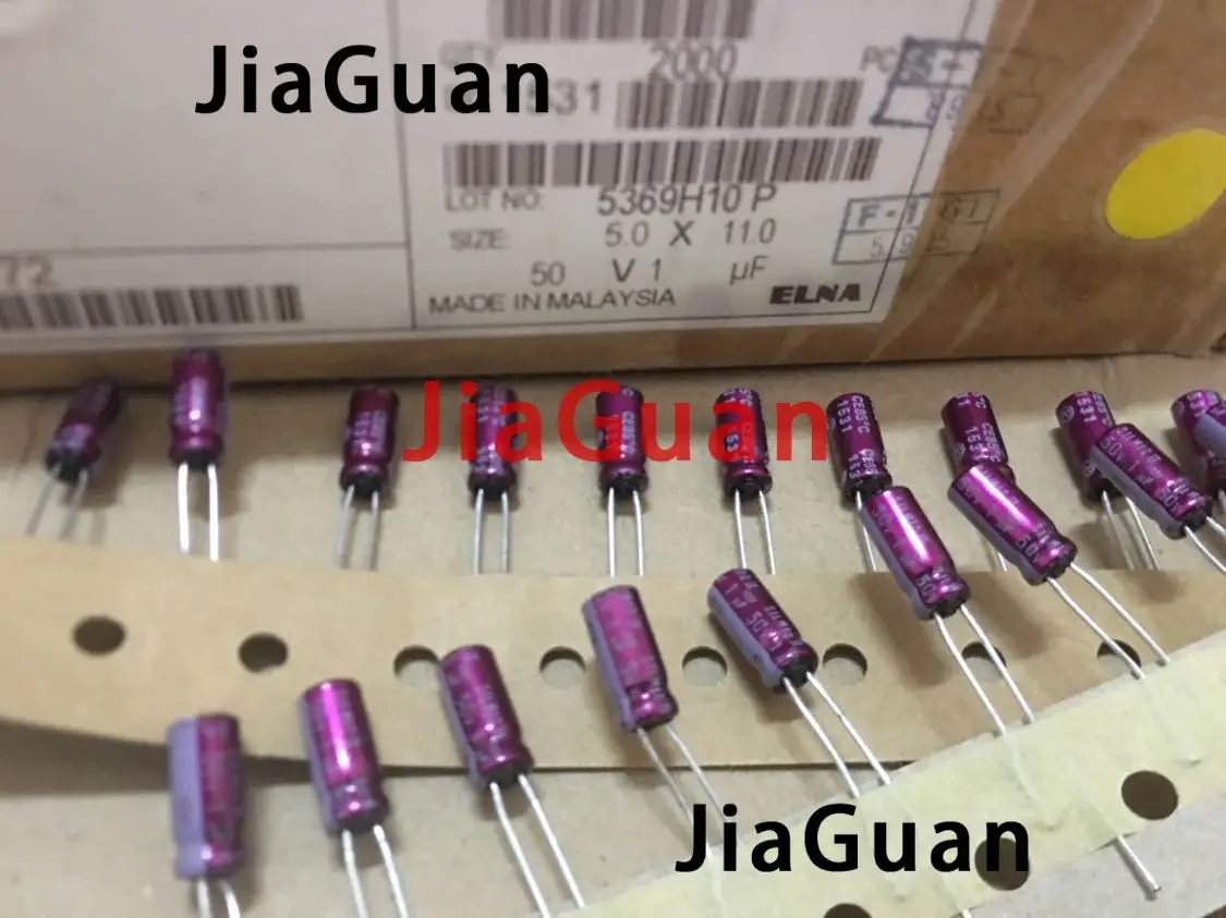 

20PCS NEW ELNA RFS SILMIC II 50V1UF 5X11MM SILMICII 1UF 50V hot sale SILMIC2 1uf/50v Purple Red Robe 50v 1uf