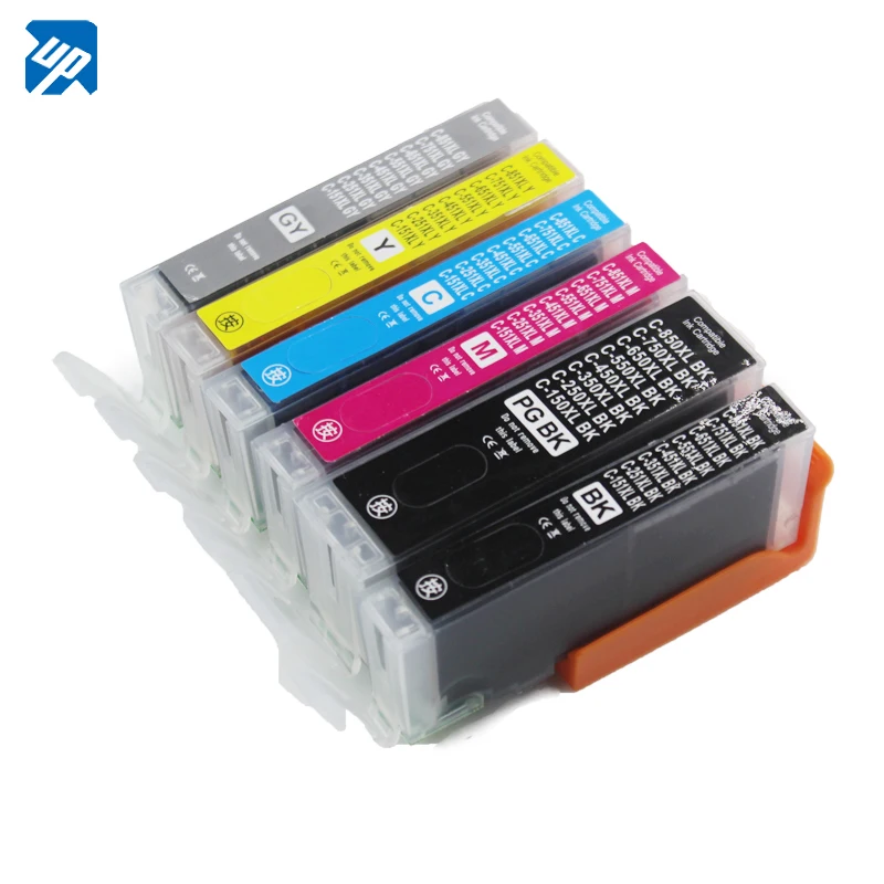 Compatible ink Cartridge PGI-450 CLI-451 BK C M Y GY Canon PIXMA MG6340 MG7140 iP8740 MG7540 MG5540 IP7240 printer Ink