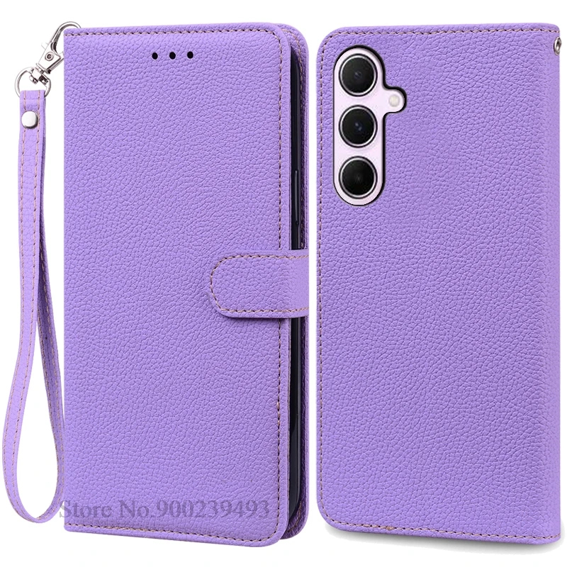 Leather Wallet Flip Case - Elegant Protection for Samsung Galaxy A37 5G