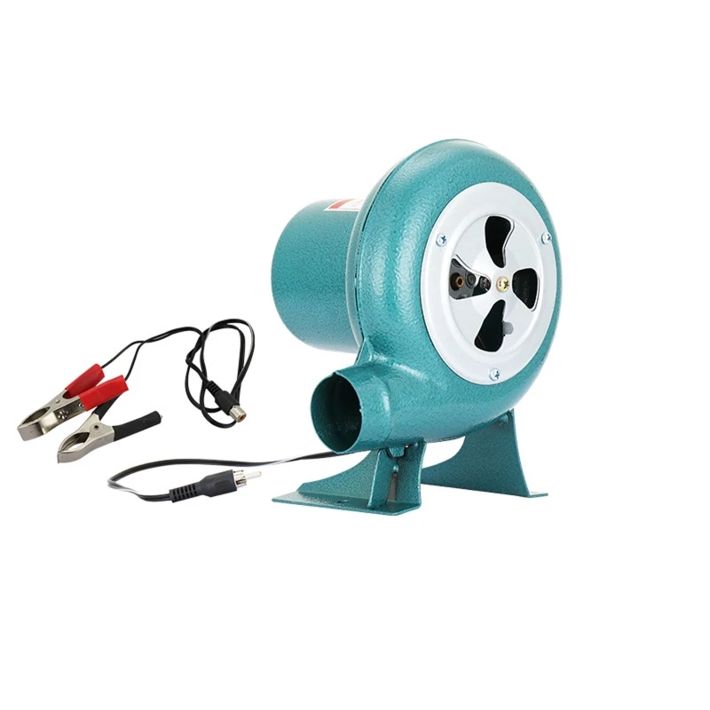 

DC12V2A BBQ Blower Fan with Motor and Clip Line Perfect for Metalworking Restaurants Starter