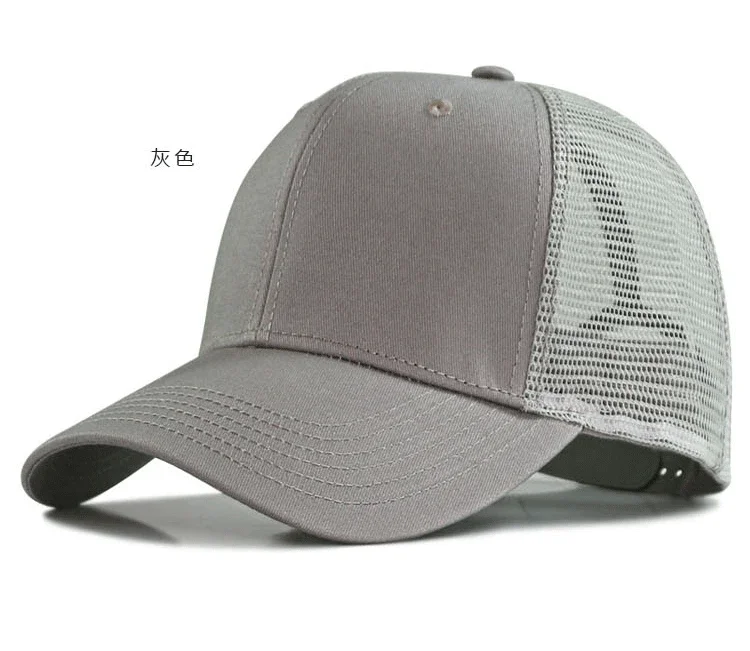 Big Head Man Large Size Mesh Baseball Hats Outdoors Plus Size Sport Caps Dad Oversize Trucker Cap 56-61cm 62-66cm