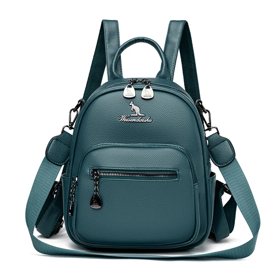 thumbnail image 1 of Mochila de viaje para mujer, para adolescentes, 2024, de piel suave, 3 en 1, de gran capacidad, para mujer, 1 of 5