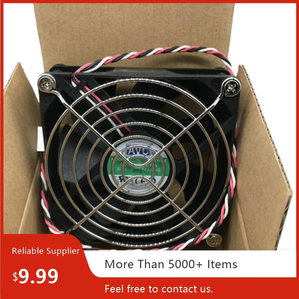 GDSTIME 92mm Cooling Fan 2-Pack – 12V DC, 2-Pin, 92x92x25mm For Computer Cases - View #2