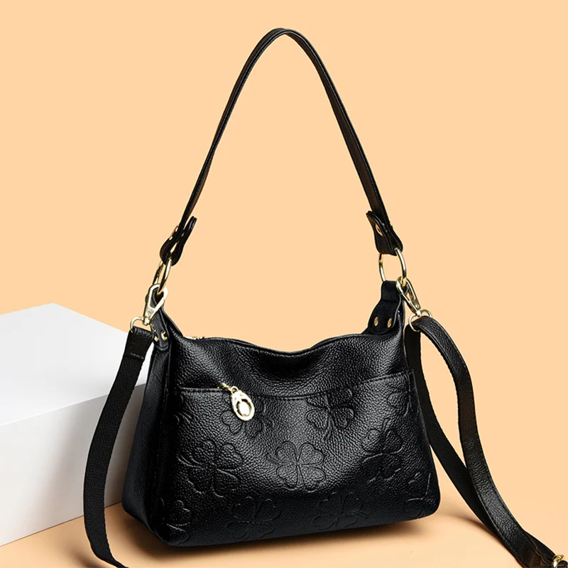 chanel shoulder leather handbag chain strap crossbody bag