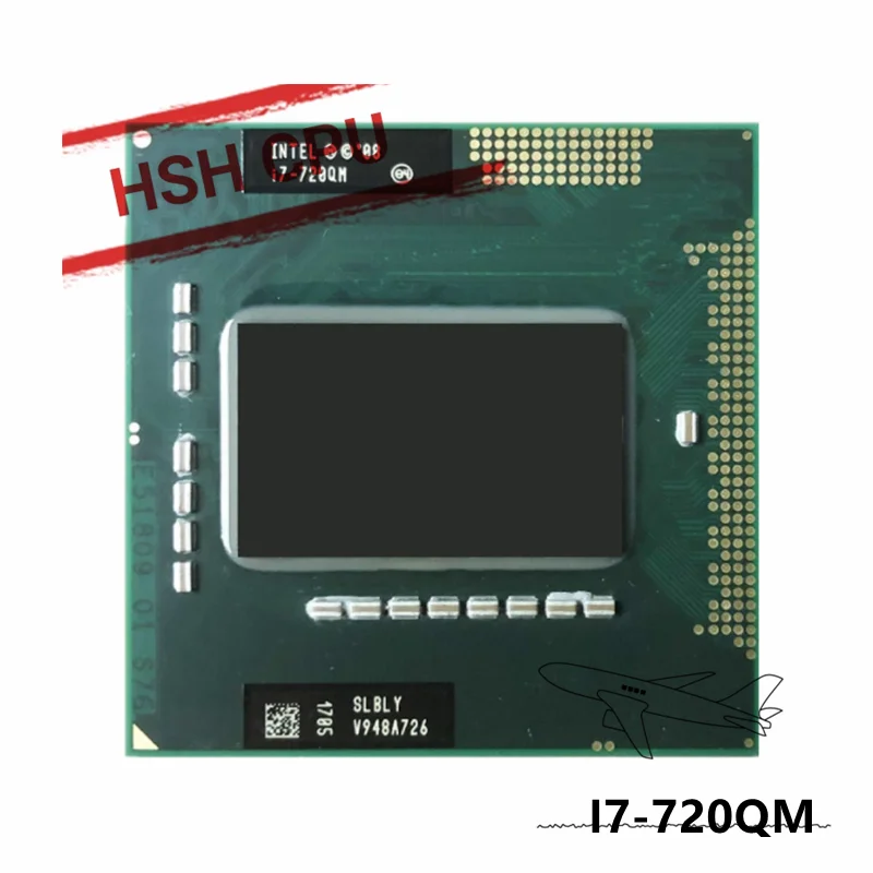 Core I7-720Qm I7 720Qm Slbly I7 720Qm 1.6 Ghz Quad Core 8 Thread Cpu Processor 6W 45W Socket G1 / Rpga988A