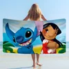 Disey Stitch Big Microfiber Beach Towels Quick Dry Towel Sand Beach Towels Pool Towel for Travel Swim Pool Yoga 1