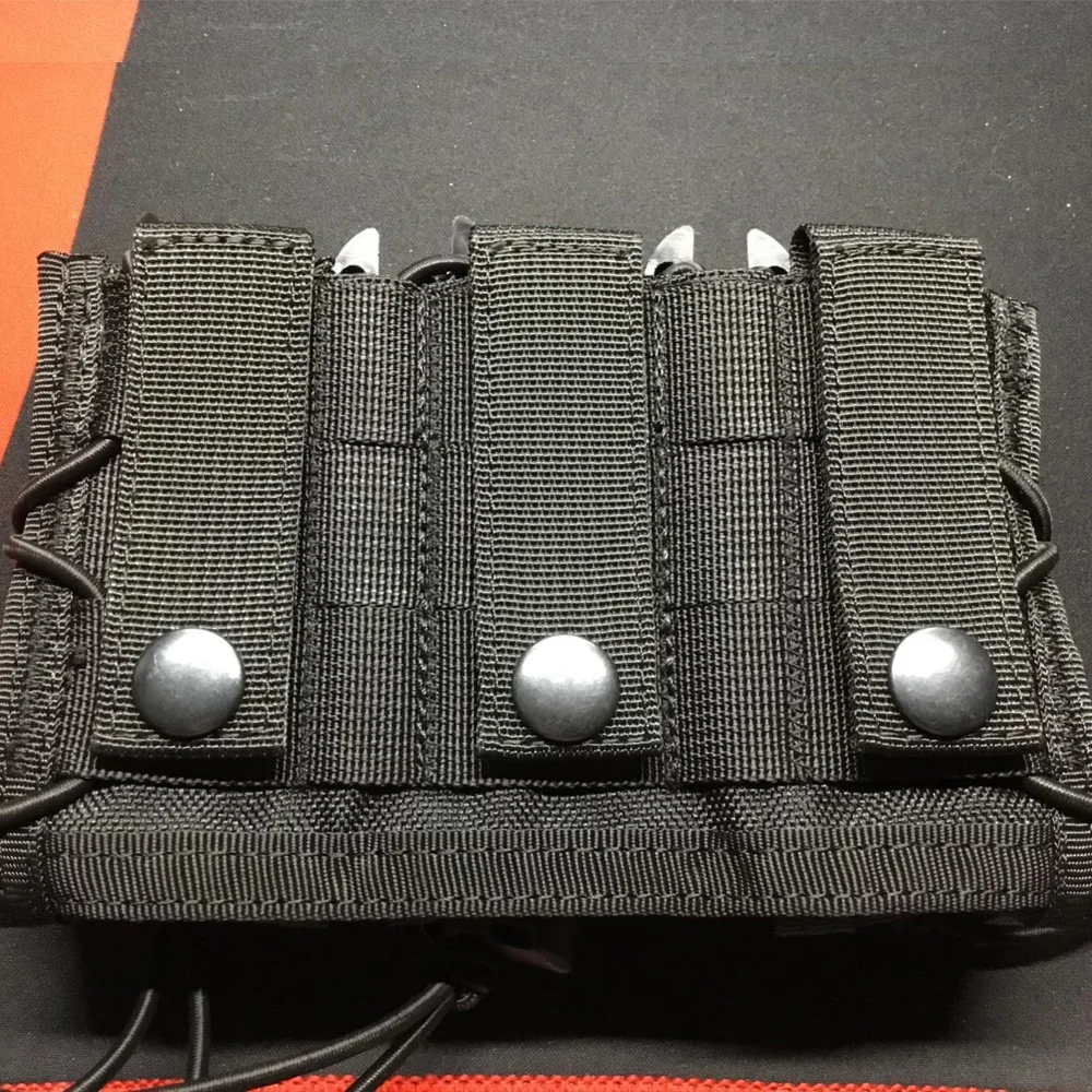 Molle Pistol Mag Pouch Double/Triple Stack Magazine for 9mm/.40 Calibers 45acp S&W M&P Sig 226/229 and Springfield 1911 magazine pouch molle pouch ammo pouch ammunition bag