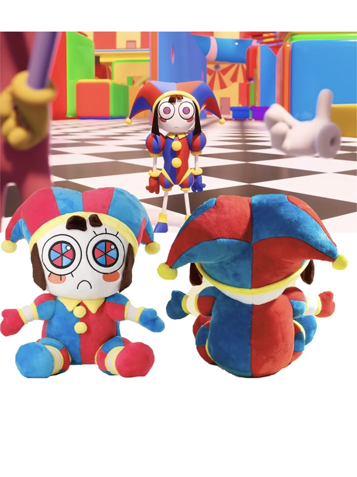 The Amazing Digital Circus Pomni Jax Plush Cartoon Plushie Toys Theater Rabbit Doll Stuffed Toys Children Christmas Kids Gifts