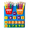 Kids Montessori Toys Felt Finger Number Math Toys Children Learn Hands-on Math Toy Apple Tree Carrot Digital Teaching Aids 1