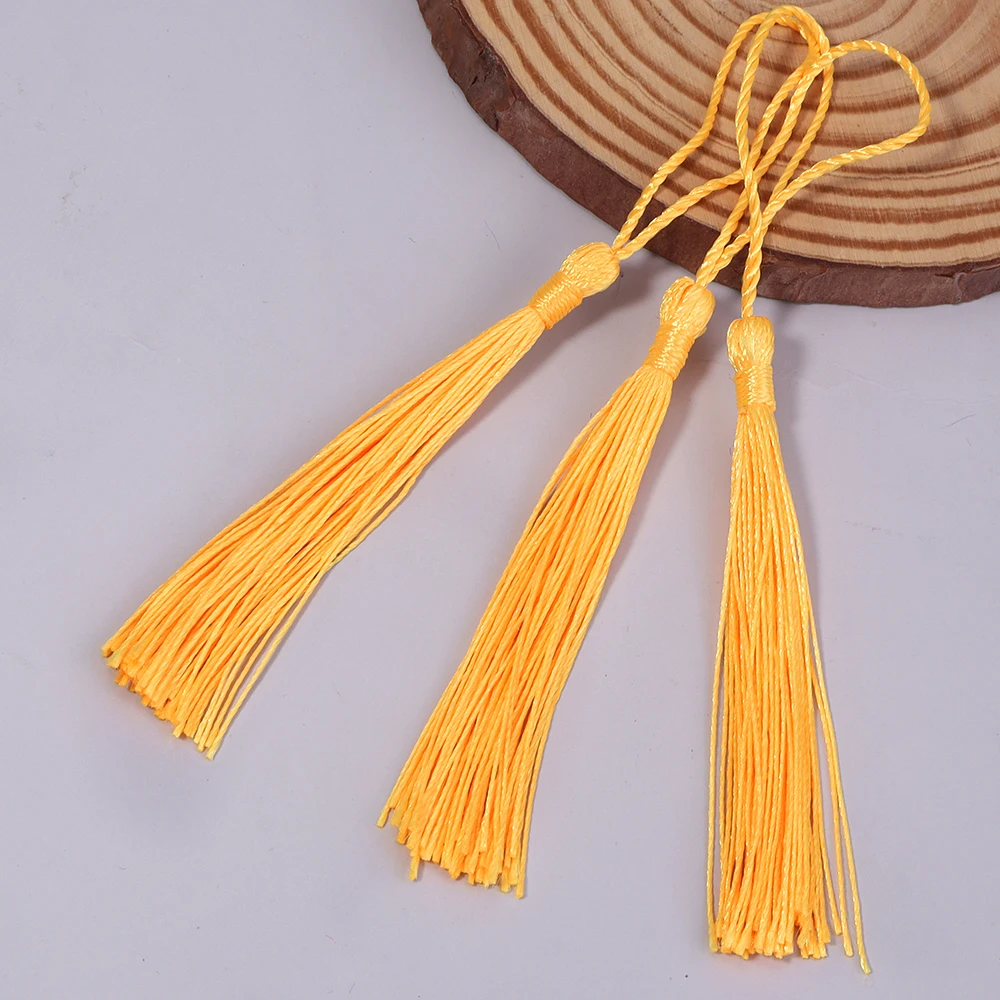 30 stücke 13 cm Hängenden Seil Polyester Quaste Fringe Weiche Flossy Quaste Für DIY Lesezeichen Schlüsselbund Anhänger Schmuck Machen zubehör – Detail 28
