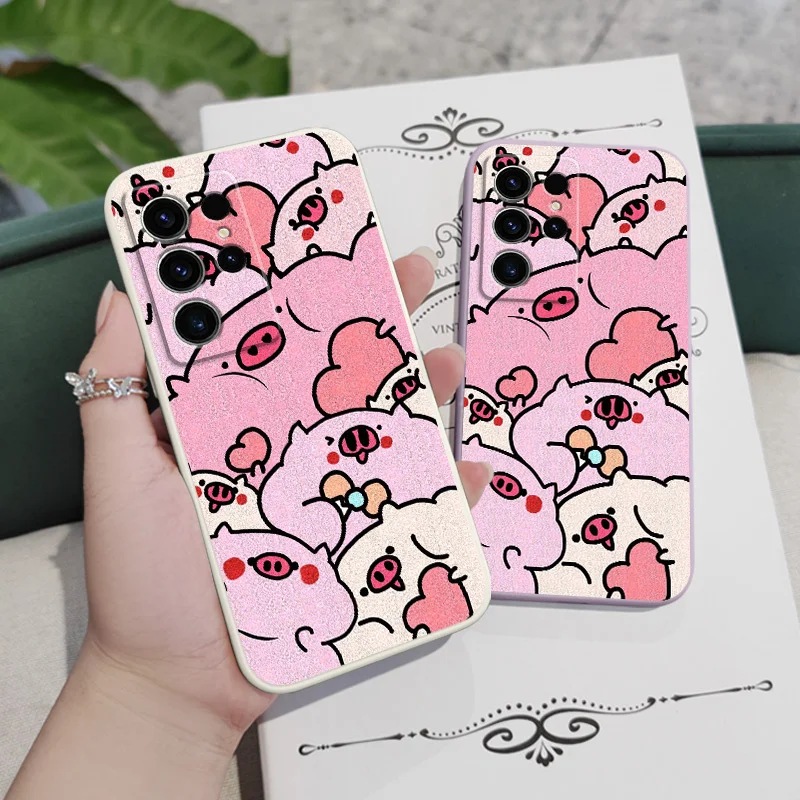 Adorable Love Pig Phone Case - Cute Design Protective Cover
