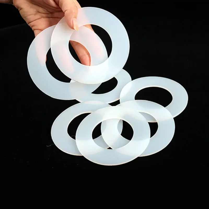 

Белые силикагелевые прокладки для износостойких водопроводных труб, винтовые шайбы, фланец с устойчивостью к высоким температурам, Стандартная прокладка