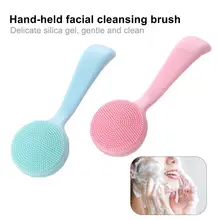 

Facial Cleansing Brush Blackhead Removing Handheld Gentle Exfoliating Facial Cleansing Brush for Girl