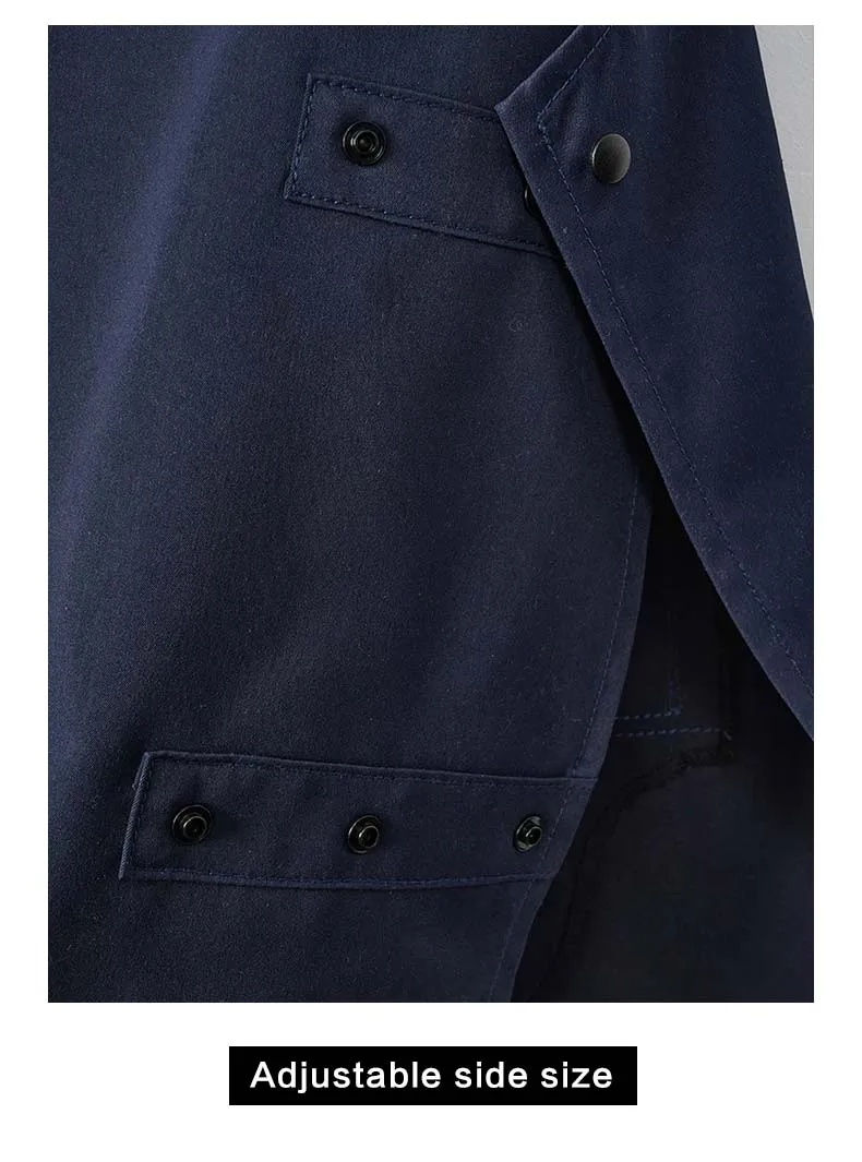 Benutzerdefinierte Firmenmarke Logo Werbung Hemd Weste saubere Baumwollschürze Arbeiterkleidung Restaurantuniform für Männer und Frauen – Detail 22