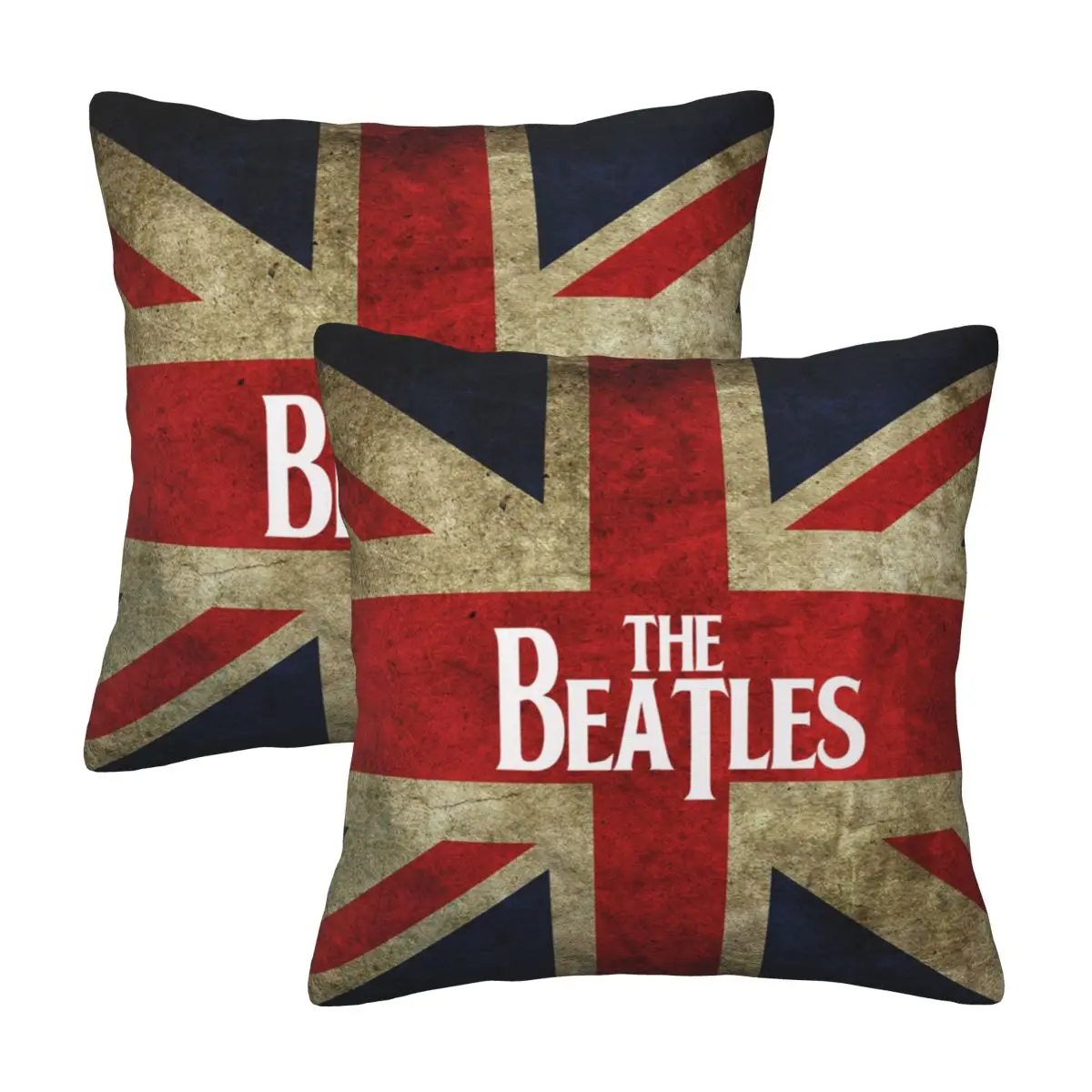 New B-Beatles Rock Band Fashion Federe Fodere Per Cuscini Decorativi Morbide E Accoglienti 2 Pezzi