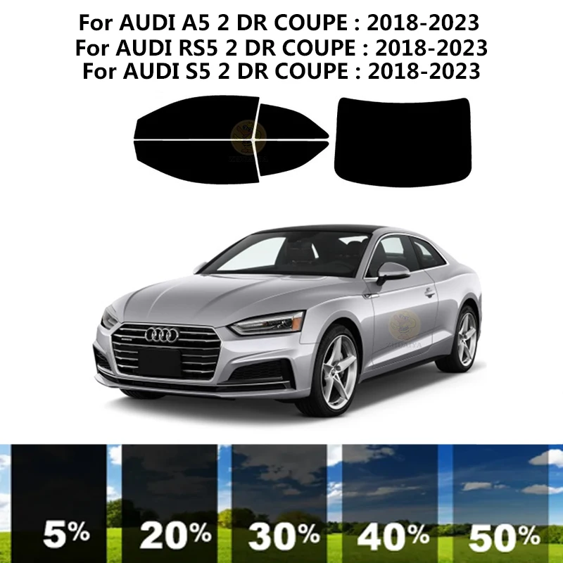 

Precut nanoceramics car UV Window Tint Kit Automotive Window Film For AUDI A5 2 DR COUPE 2018-2023