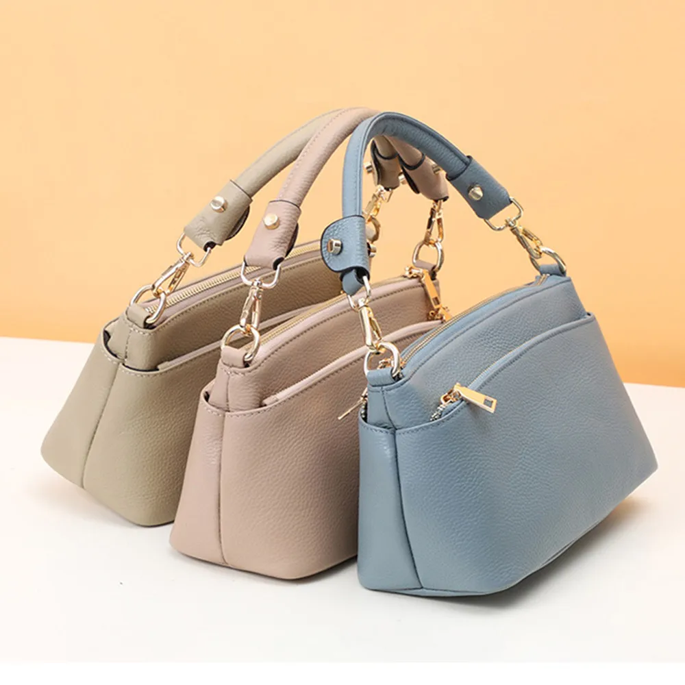 Genuine Leather Crossbody Bag for Women