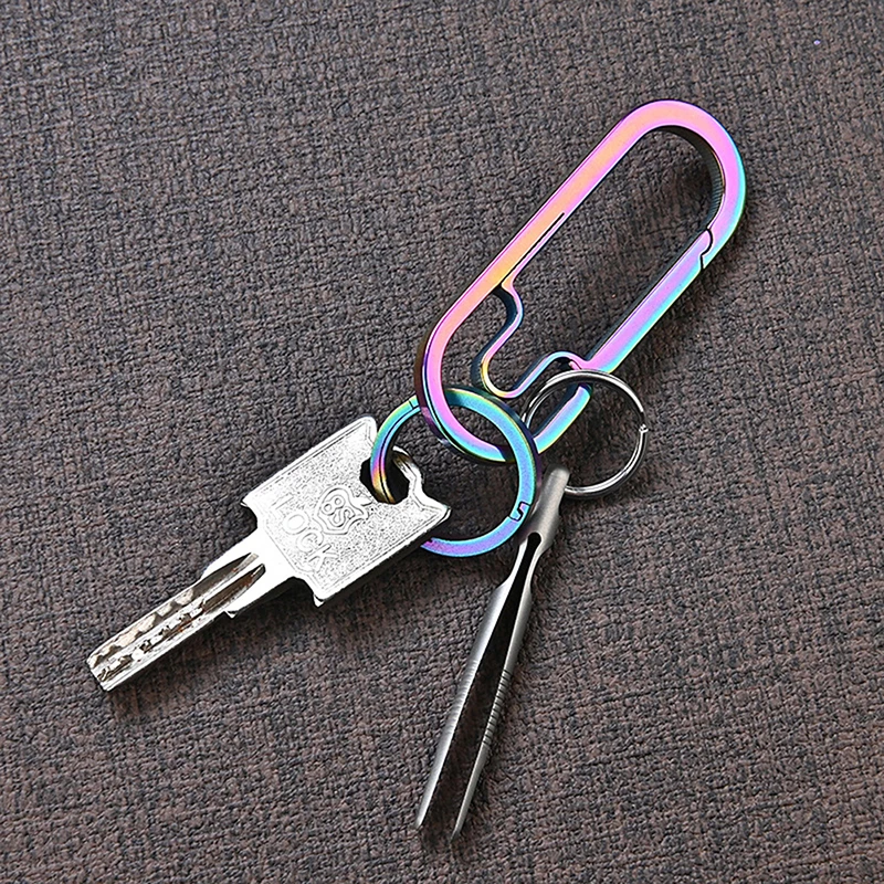 Compact Titanium Alloy Precision Tweezers