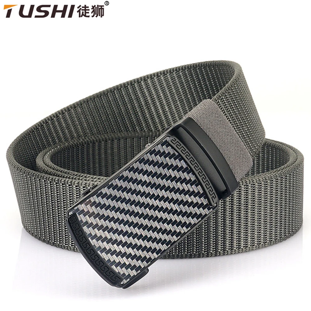 

TUSHI New Men Belt Outdoor Hunting Tactical Belt Multi-Function Buckle Nylon Business Belt High Quality Marine Corps Canvas Belt