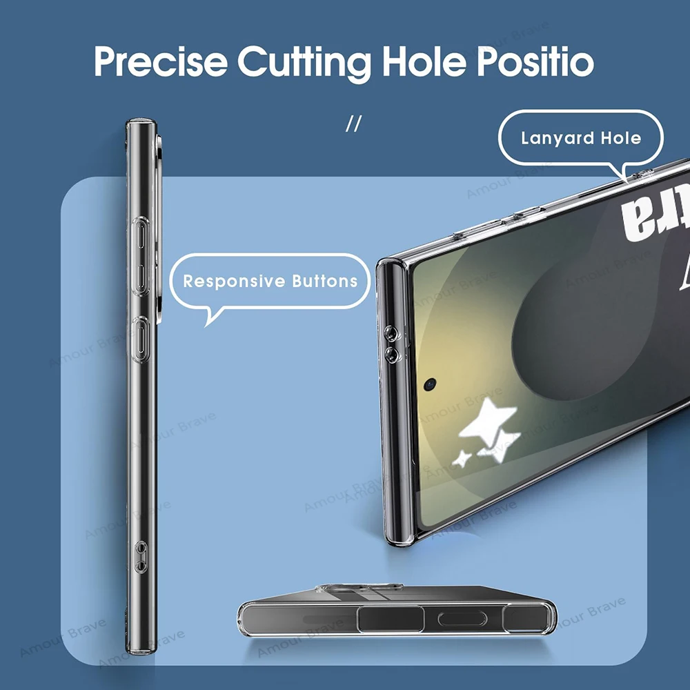 Ultra Thin Soft Transparent Shockproof Phone Case with Enhanced Protection