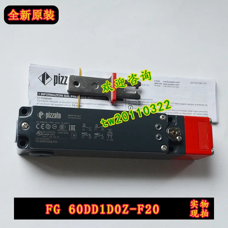 

[Physical Photo] FG 60DD1D0Z-F20 Italian PIZZATO Safety Door Switch