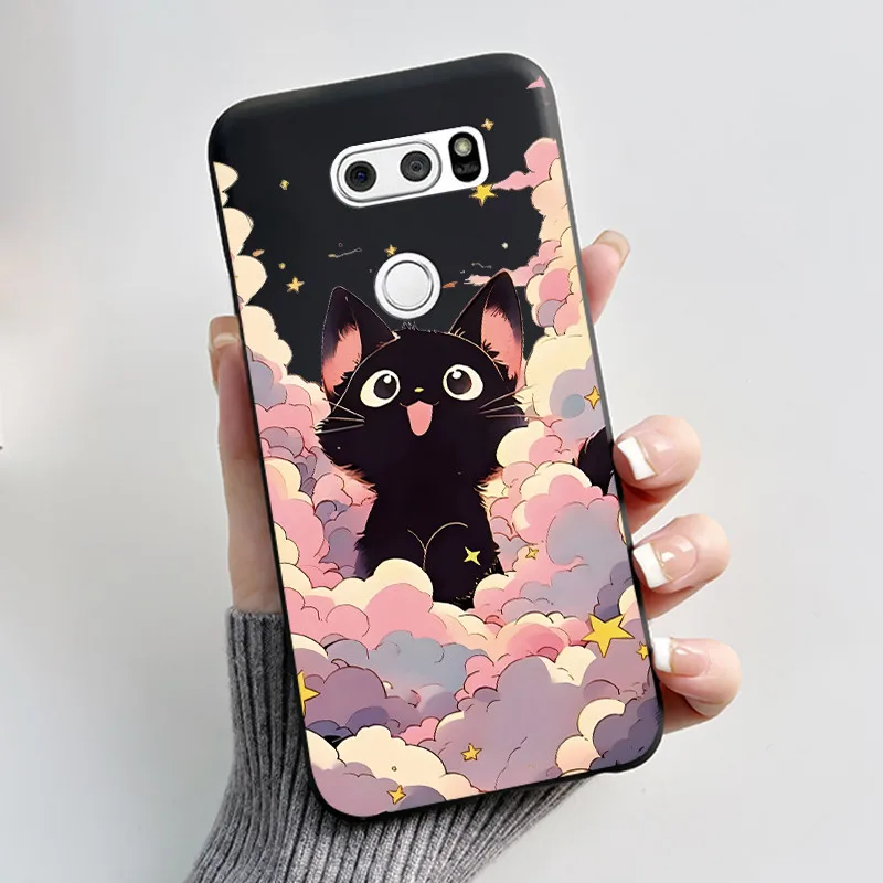 Luxury Aesthetic Black Silicon Case - Slim, Soft & Stylish Back Cover
