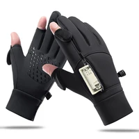 Winter Warm Touch Screen Gloves Outdoor Windproof Cold-proof Gloves Men Cycling Fishing Ski Gloves