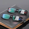 Square Frame Multifocal Reading Glasses Men Women Near and Far Progressive Eyeglasses Vintage Blue Light Blocking Presbyopia 3