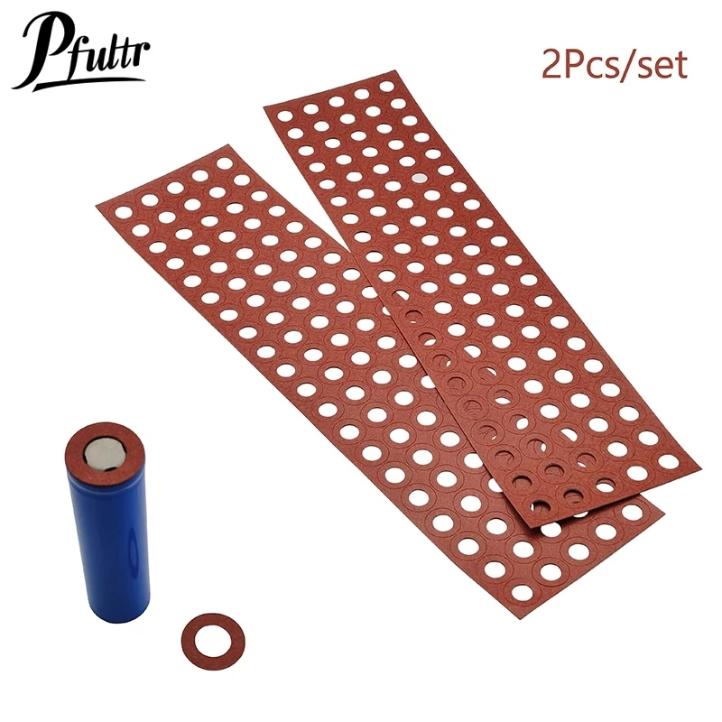 18650 Battery Insulator Insulation Ring Adhesive Cardboard Paper 200Pcs