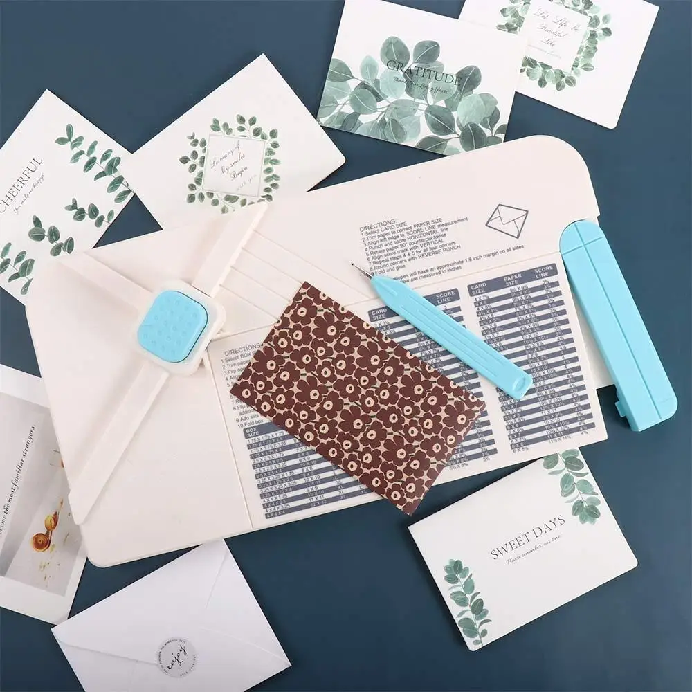 

Letter Scribing Scrapbook Gift Box Envelope Crease Origami Machine DIY Supplies Crease Marking Board Punch Board