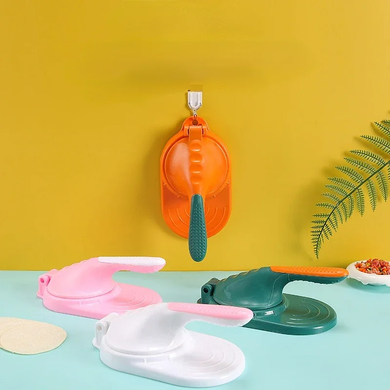 

Pink Press Wrapper Gadgets Dumpling Crust Tool DIY Dumpling Maker Household Manual Press Noodle Dumpling Pastry Maker