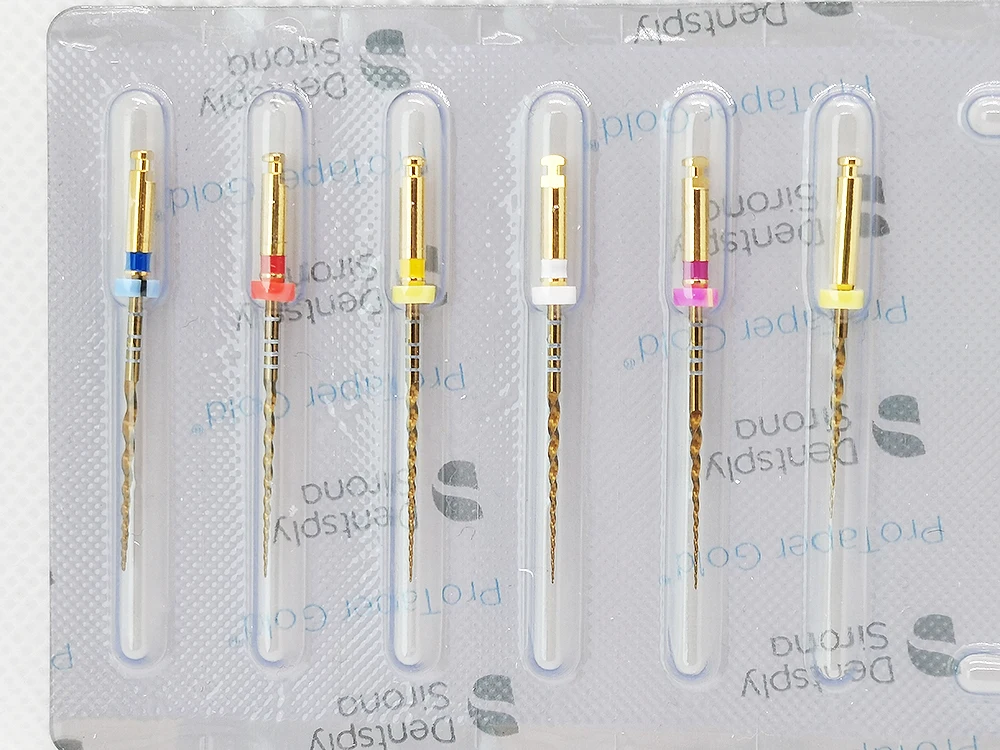 Dental Rotary Files 1PKS Dental Protaper Gold Rotary Instrument Heat Activation Flexible Engine Files For Root Canal Tool Dentistry Material