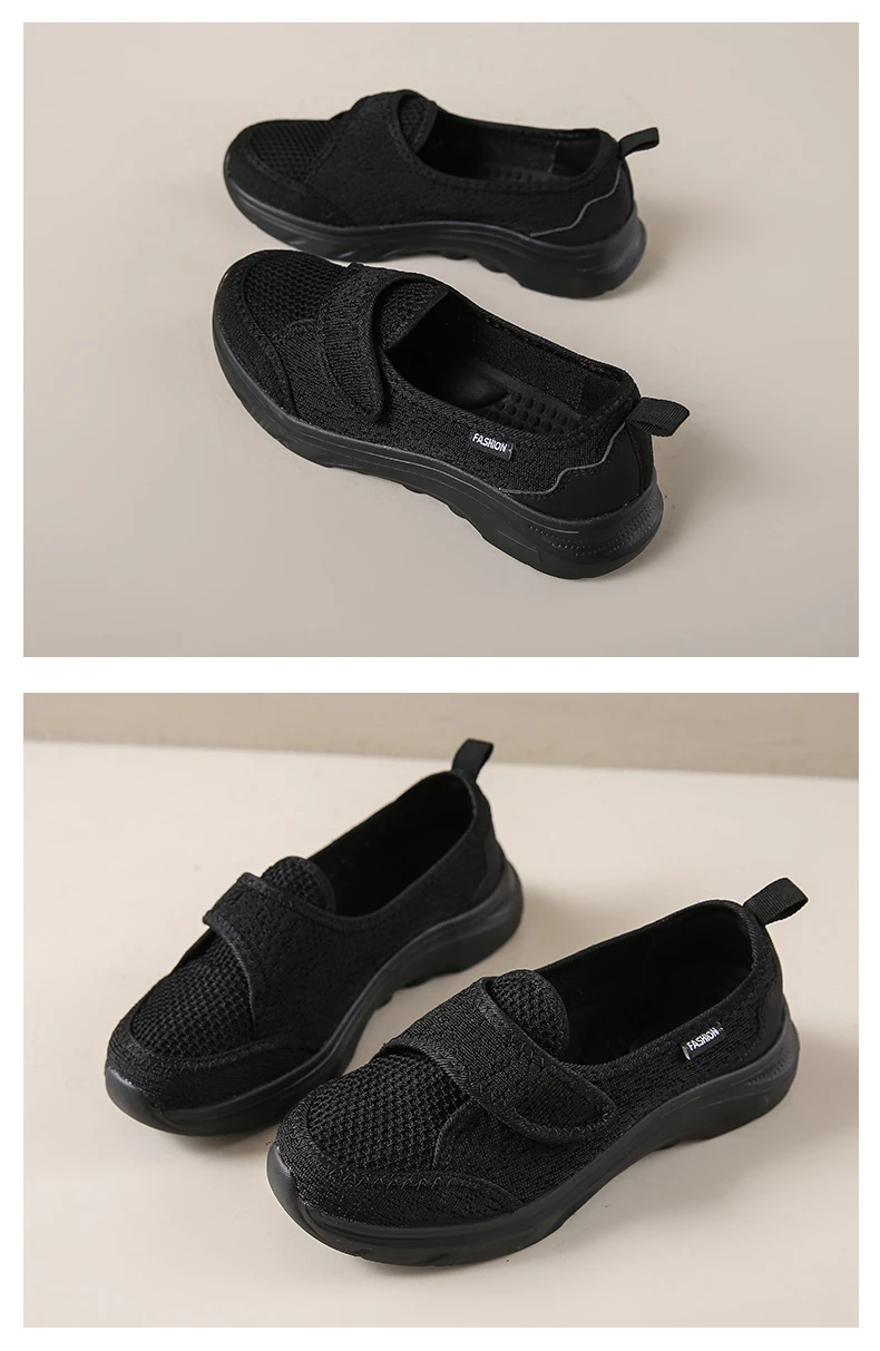Women Walking Shoes Mesh Light Fitness Loafer Summer Spring Sports Outdoor Mother Girls Flats Breathable Sneakers Big Size 35-42